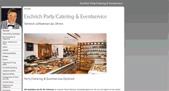 Desktop Screenshot of partyservice-eschrich.de